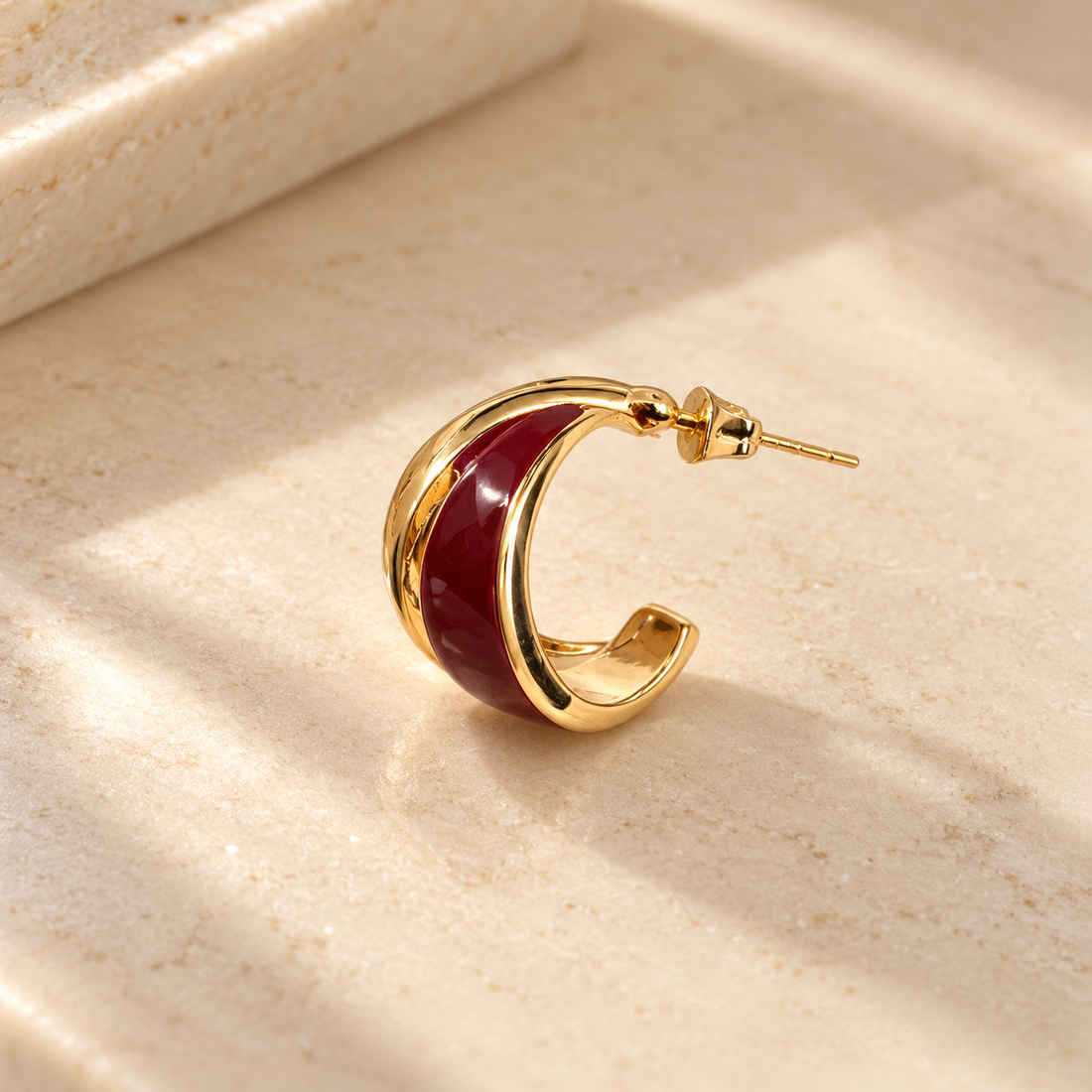 Enamel Muse Hoops