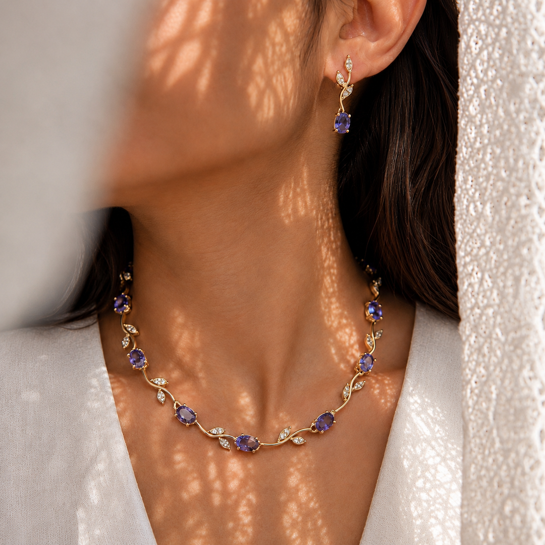 Tulip Necklace Set