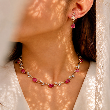 Tulip Necklace Set