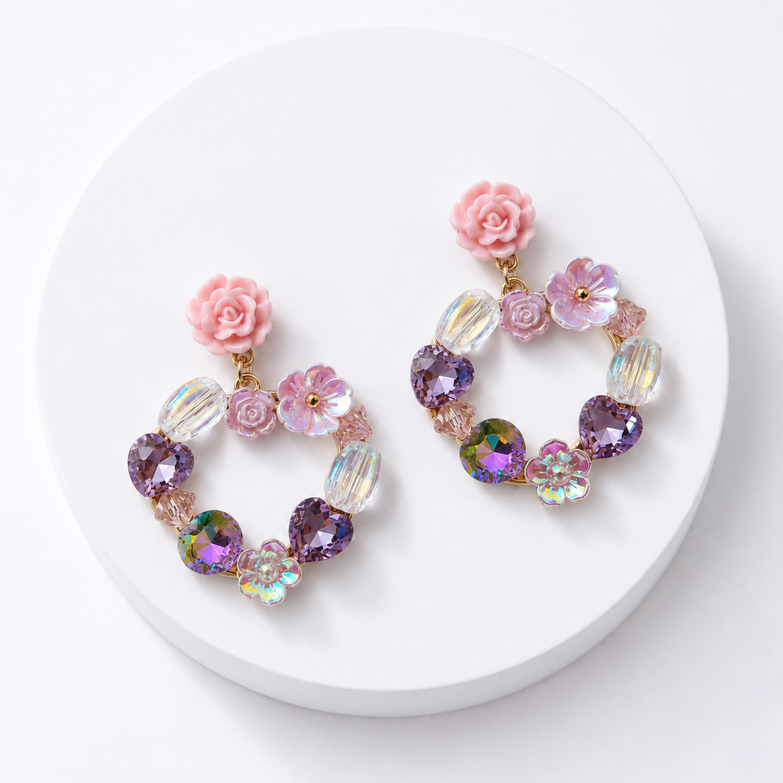 Pastel Petal Earrings