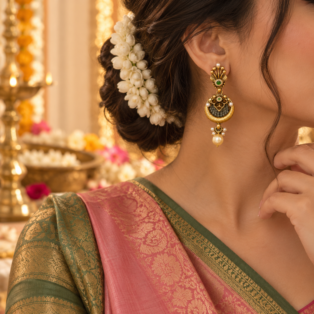 Radiant Antique Jhumkas