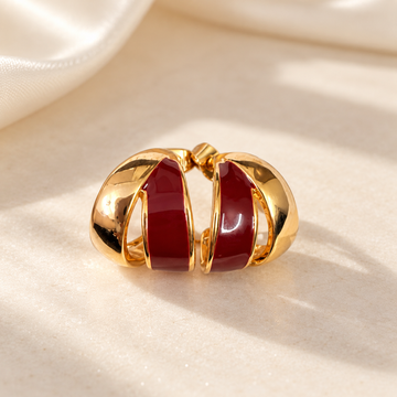 Enamel Muse Hoops